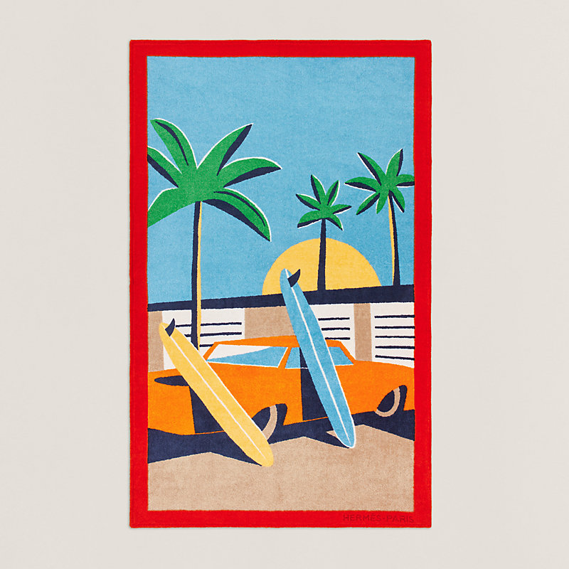 HERMES*ビーチ*バスタオル*Beach sheet Apres la Vague Apres la Vague beach towel | Hermès UAE